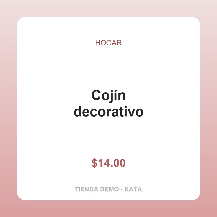 Cojín decorativo