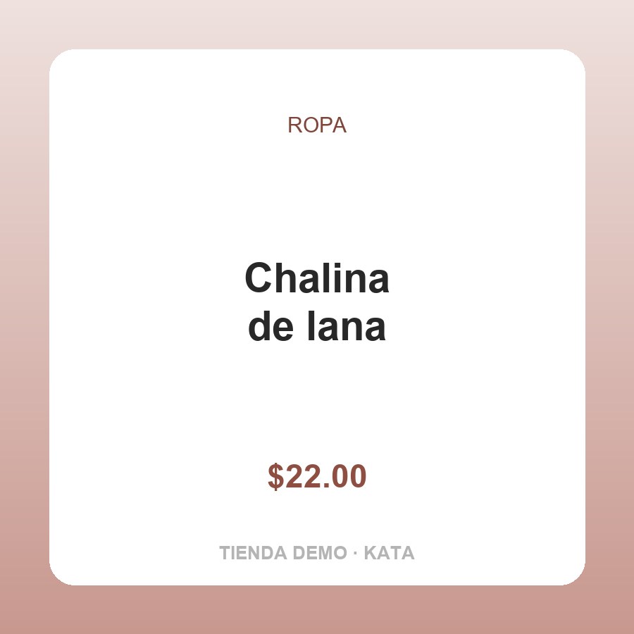 Chalina de lana